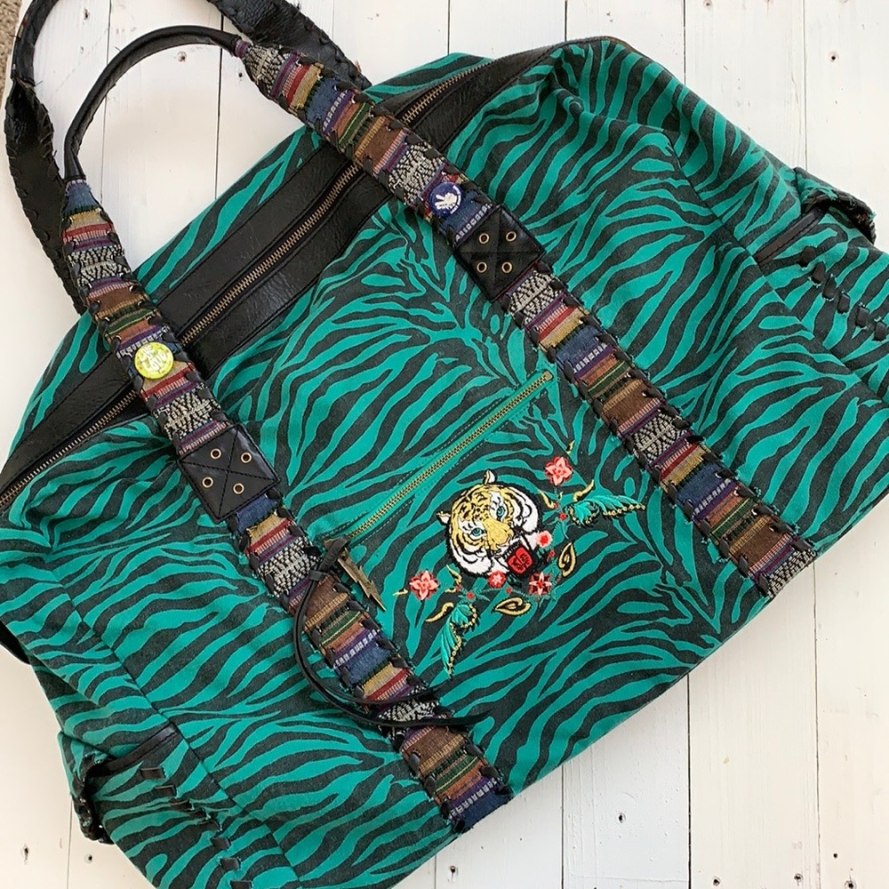 Vintage Betsey Johnson Betseyville Weekender Bag